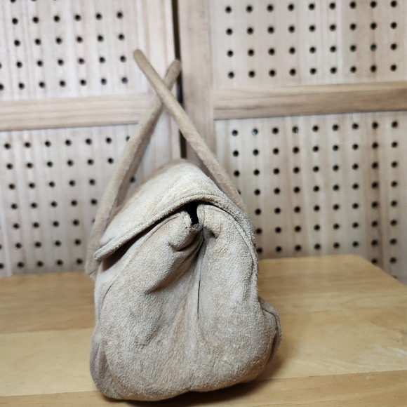 Casual Corner suede leather Purse Bag Soft‎ Camel Color Shoulder Classic - Picture 6 of 15